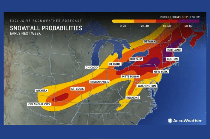 Pre-Valentine's Day snowstorm possible as weather pattern flips in northeastern US